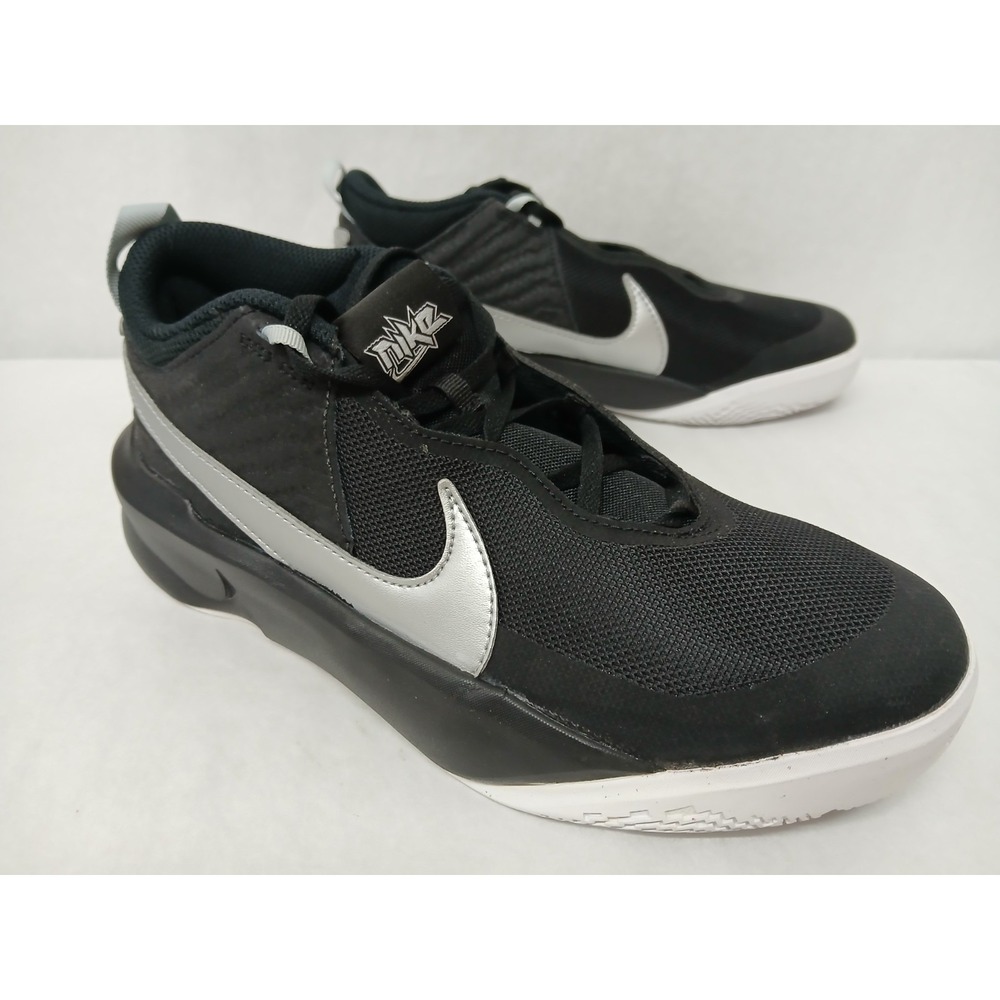 Nike Youth Team Hustle D 10 Grade School Basketball Shoes CW6735-004 Black Sz 7Y